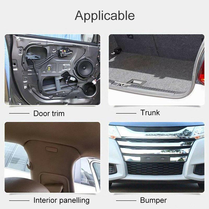 Automotive Fastener Kit 415-Piece Nylon Rivets & Tools