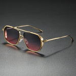 Aviator Sunglasses Gradient Lenses UV400 Protection Lightweight Frame