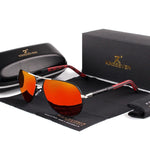 Aviator Sunglasses Polarized Lenses UV400 Protection Adjustable Fit
