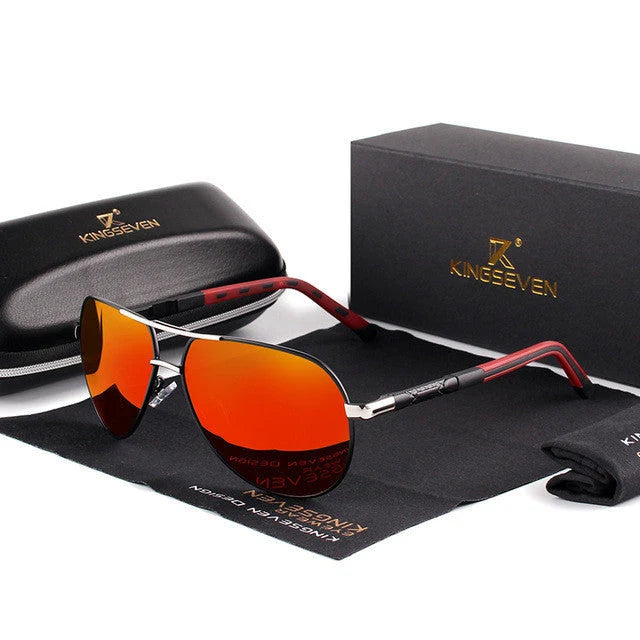Aviator Sunglasses Polarized Lenses UV400 Protection Adjustable Fit