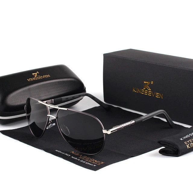 Aviator Sunglasses Polarized Lenses UV400 Protection Adjustable Fit
