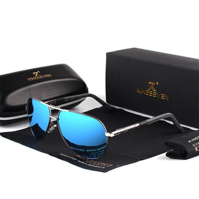 Aviator Sunglasses Polarized Lenses UV400 Protection Adjustable Fit