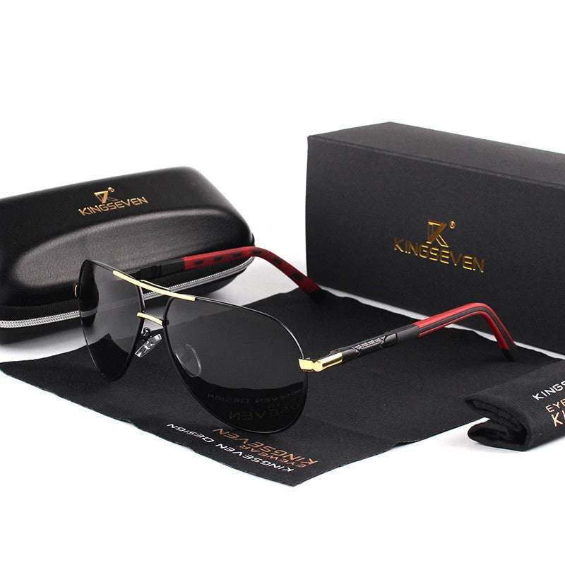 Aviator Sunglasses Polarized Lenses UV400 Protection Adjustable Fit