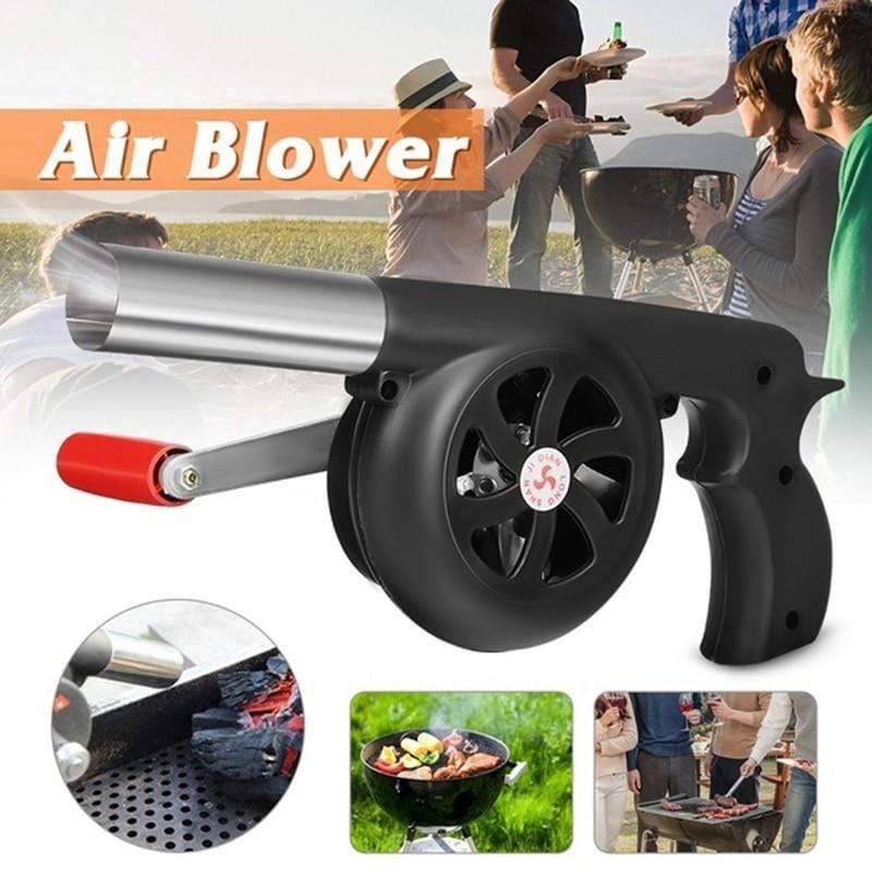 BBQ Blower Hand-Crank Portable & Lightweight