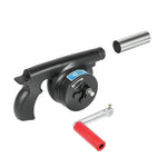 BBQ Fire Starter Blower Manual Crank Heat-Resistant Metal Nozzle
