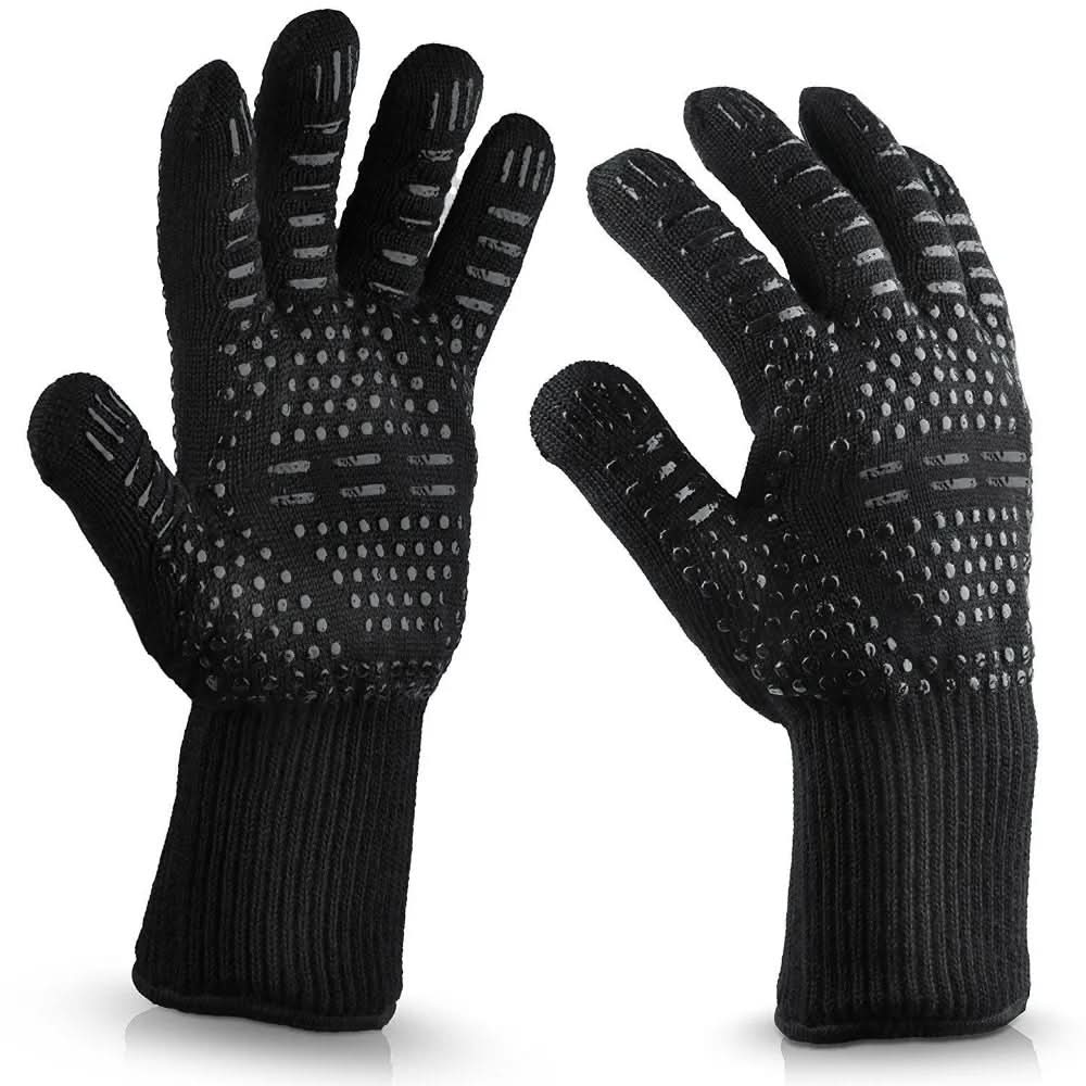 BBQ Gloves Aramid Heat-Resistant Non-Slip Grip