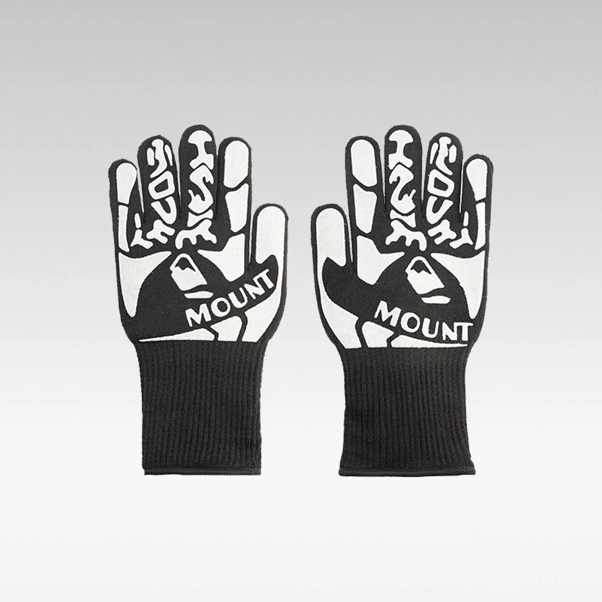 BBQ Gloves Heat-Resistant Non-Slip Grip Extended Cuffs