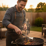 BBQ Grill Brush Bristle-Free Three-Head Stainless Steel Scraper