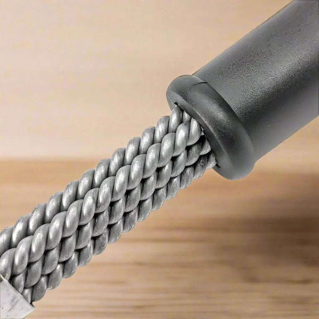 BBQ Grill Brush Bristle-Free Three-Head Stainless Steel Scraper