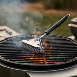 BBQ Grill Brush Bristle-Free Three-Head Stainless Steel Scraper