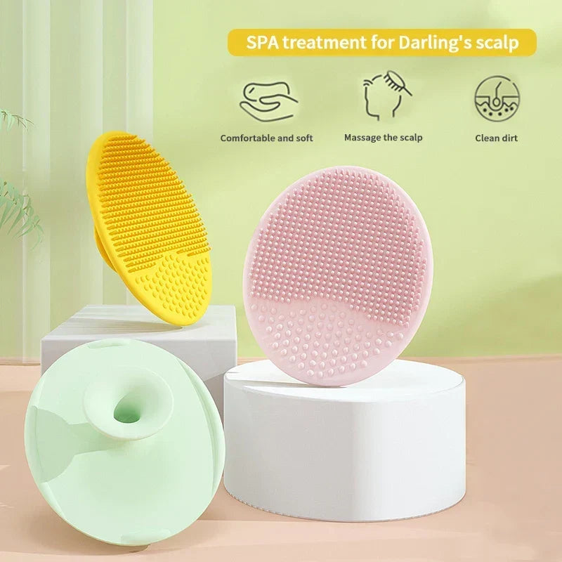 Baby Bath Brush Soft Silicone Gentle Scalp Massage