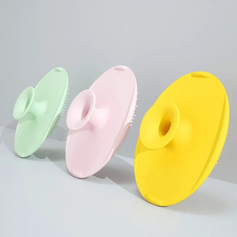Baby Bath Brush Soft Silicone Gentle Scalp Massage