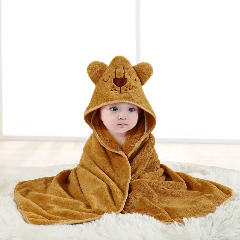 Baby Bath Towel Hooded Cotton Absorbent