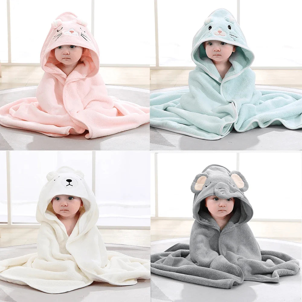Baby Bath Towel Hooded Cotton Absorbent