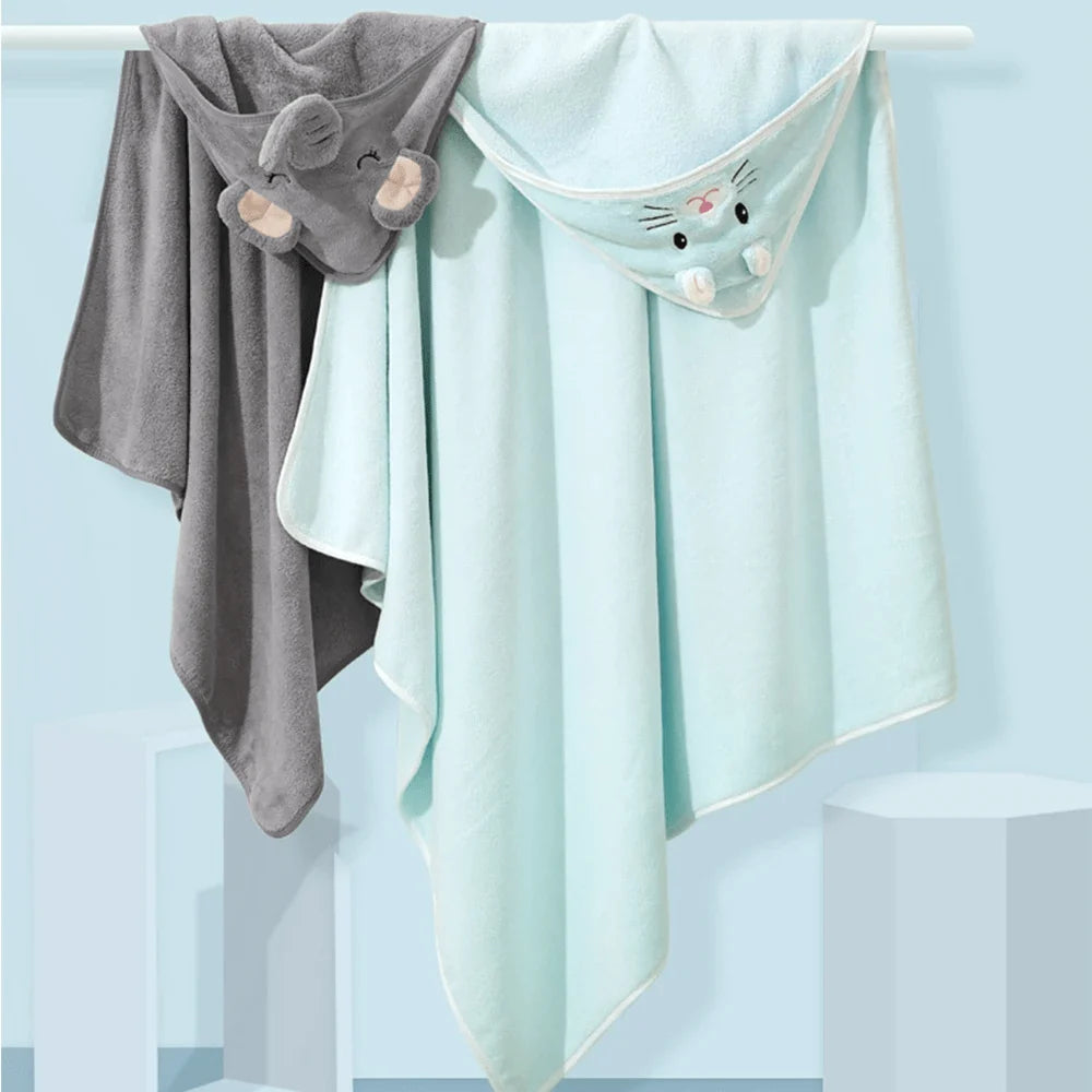 Baby Bath Towel Hooded Cotton Absorbent