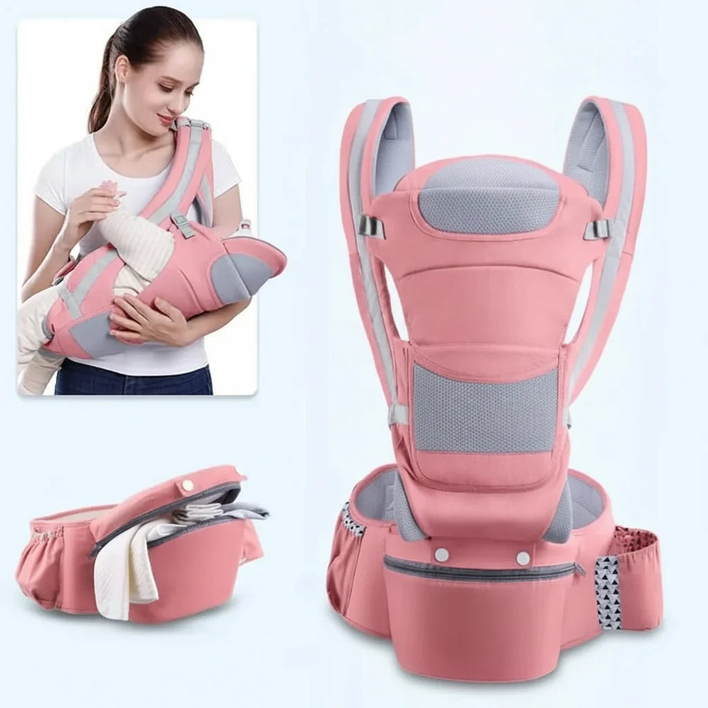 Baby Carrier Ergonomic Adjustable Cotton Machine Washable
