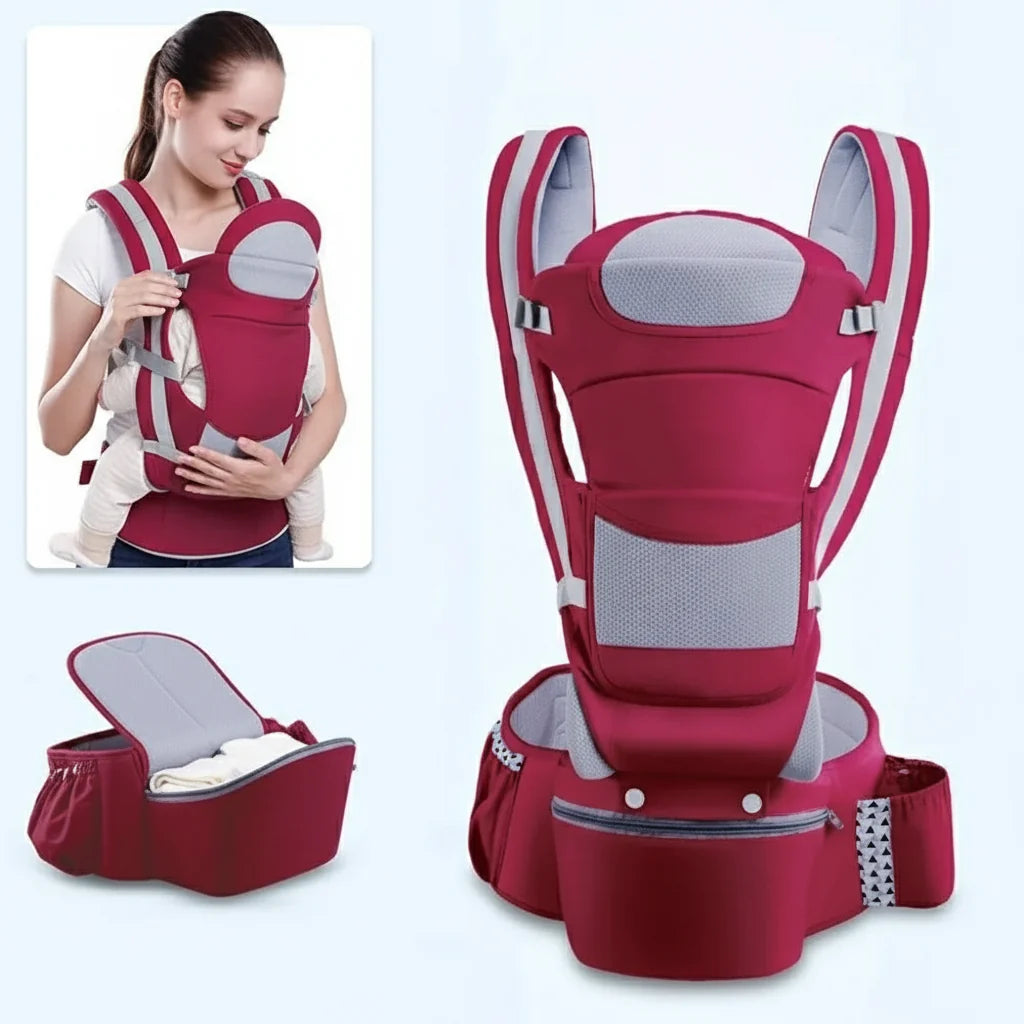 Baby Carrier Ergonomic Adjustable Cotton Machine Washable