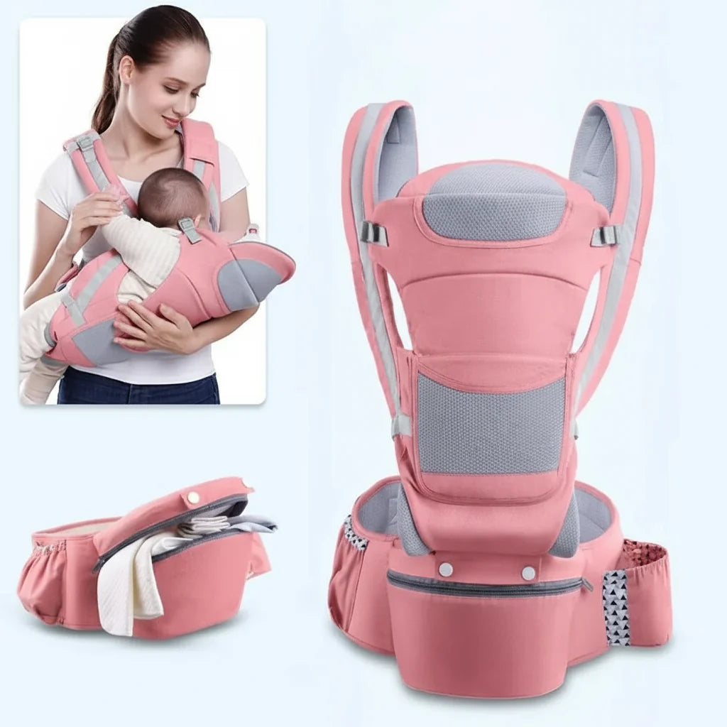 Baby Carrier Ergonomic Adjustable Cotton Machine Washable