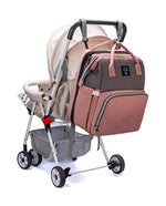Baby Changing Backpack Fold-Out Travel Bed Insulated Bottle Pockets