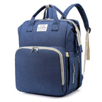 Baby Changing Backpack Fold-Out Travel Bed Insulated Bottle Pockets