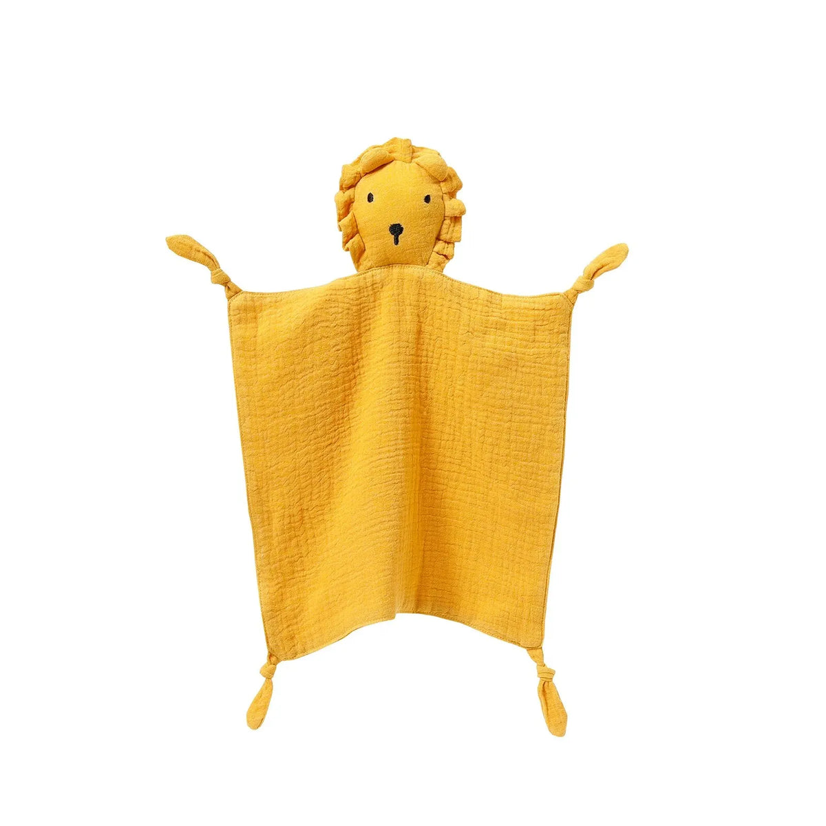 Baby Comfort Blanket Animal Head Lightweight Breathable Muslin Washable