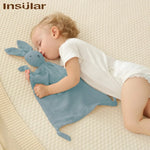 Baby Comfort Blanket Animal Head Lightweight Breathable Muslin Washable