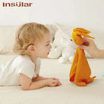 Baby Comfort Blanket Animal Head Lightweight Breathable Muslin Washable