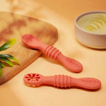 Baby Feeding Spoons Soft Silicone Set of 2