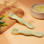 Baby Feeding Spoons Soft Silicone Set of 2