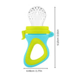 Baby Fruit Feeder Soft Silicone Tip Easy-Grip Squeeze Design