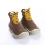 Baby Grip Socks Animal Print Flexible Soft Sole Breathable Fabric