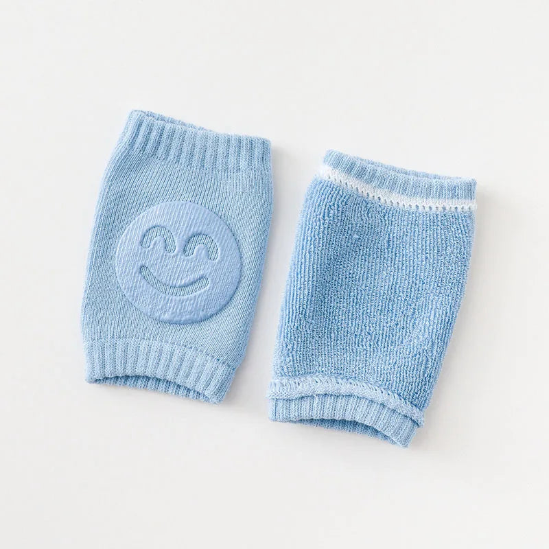 Baby Knee Pads Cushioned Cotton Blend & Silicone Grip
