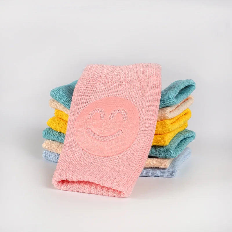 Baby Knee Pads Cushioned Cotton Blend & Silicone Grip