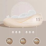 Baby Lounger Cushion Breathable Cotton Ergonomic Support
