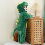 Baby Onesie Fluffy Lined Zip & Snap Closure