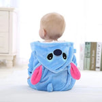 Baby Onesie Fluffy Lined Zip & Snap Closure