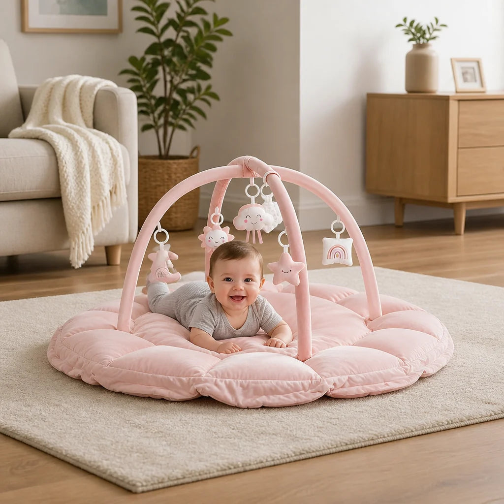 Baby Play Mat 5-in-1 Soft Padded Activity Arch