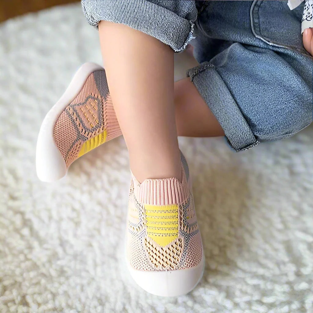 Baby Shoes Breathable Mesh Non-Slip Flexible Soles