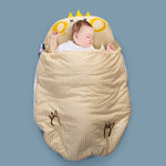 Baby Sleeping Bag Breathable Cotton Temperature-Regulating Zipper
