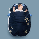 Baby Sleeping Bag Breathable Cotton Temperature-Regulating Zipper