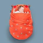 Baby Sleeping Bag Breathable Cotton Temperature-Regulating Zipper