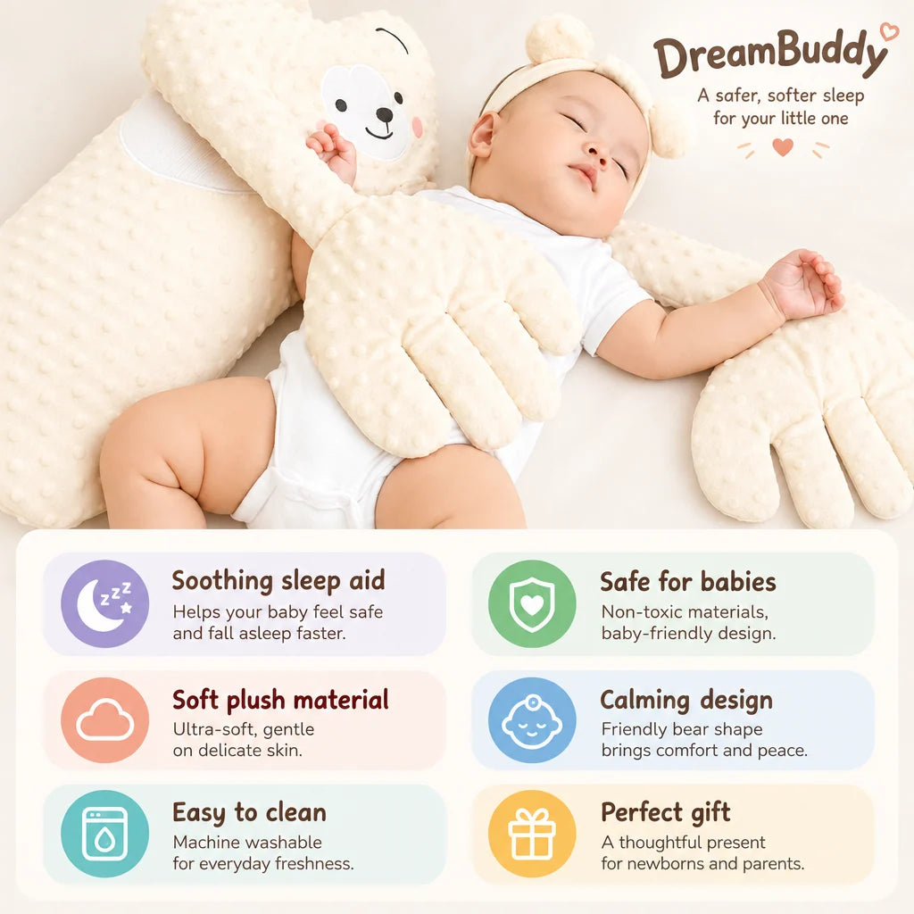 Baby Soothing Plush Automatic Patting 3 Modes