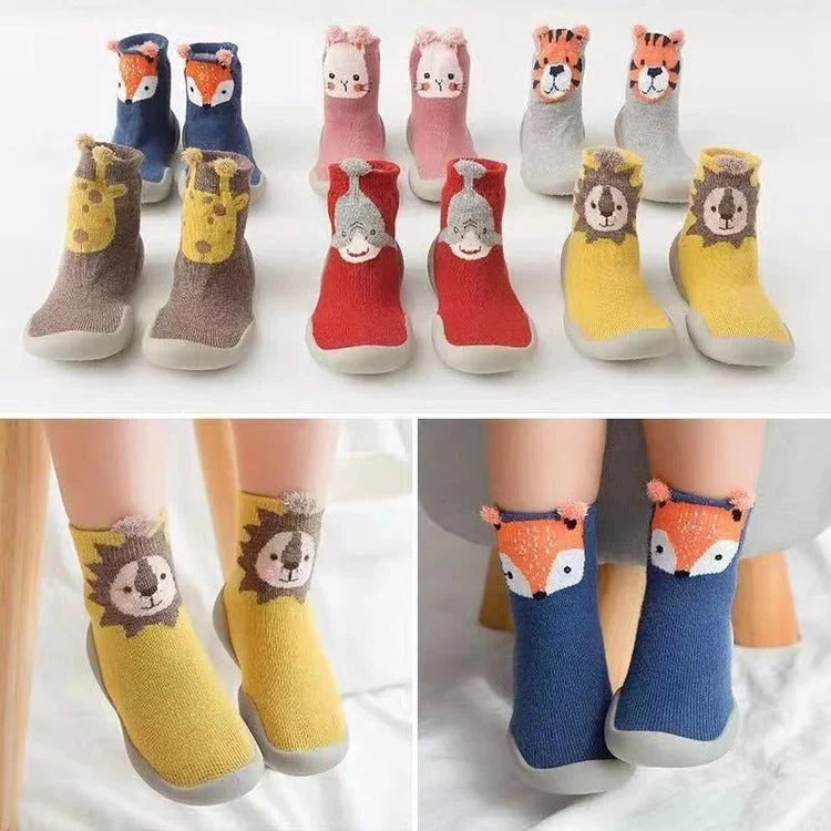 Baby & Toddler Soft-Sole Socks Slip-On Flexible Non-Slip