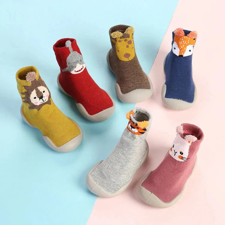 Baby & Toddler Soft-Sole Socks Slip-On Flexible Non-Slip