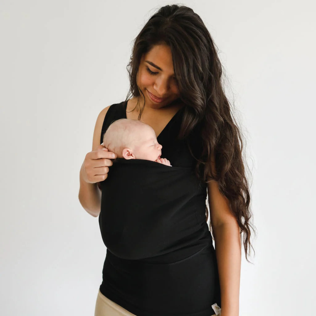 Babywearing T-Shirt Built-In Baby Pouch Stretchy Cotton
