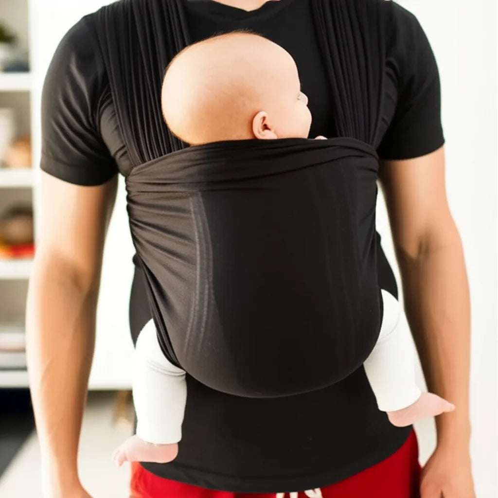 Babywearing T-Shirt Built-In Baby Pouch Stretchy Cotton