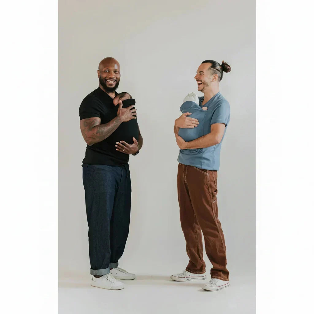 Babywearing T-Shirt Built-In Baby Pouch Stretchy Cotton