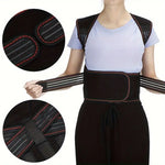 Back Brace Magnetic Infrared Heat Adjustable Lumbar Support