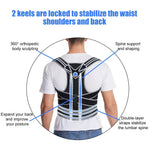 Back Brace Posture Corrector Breathable Mesh Adjustable Straps
