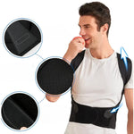 Back Posture Corrector Adjustable Stretch Straps Discreet Fit